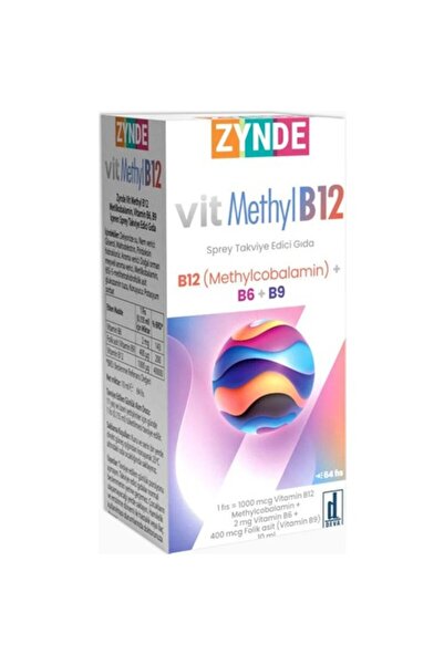 zynde Vıt Methyl B12 1000 Mg 10 Ml Sprey