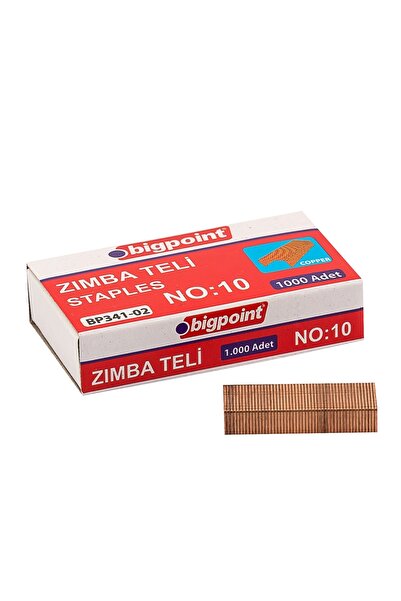 Bigpoint سلك تدبيس رقم 10 أصفر × 20 علبة