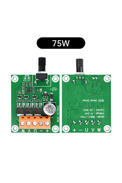 Choice لوحة تحكم محرك بدون فرش بقدرة 75 واط، 75 واط، 200 واط، تيار مستمر 6-24...