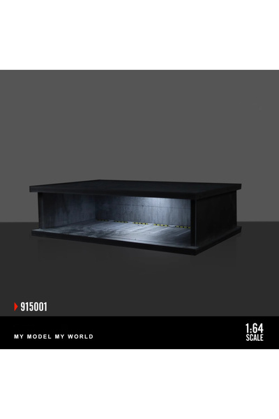 Choice MO915001 نموذج مصغر لموقف سيارات بمقياس 1/64، موقف سيارات مع إضاءة، دي...