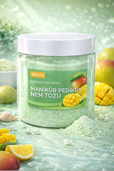 DR.RAİN 500 ml Mango Aromalı Manikür Pedikür Nem Tozu | Ferahlatıcı Spa Bakımı