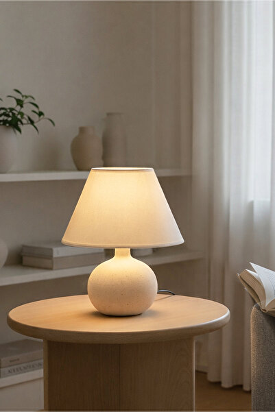 HOMİNG Luisa Seramik İskandinav Abajur 241932