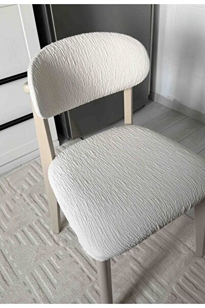 BASHTUGH TİCARET غطاء كرسي إلما مرن، قطعة واحدة من غطاء الكرسي بنمط قشرة الخش...