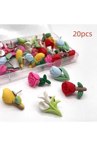 Choice 20 قطعة من دبابيس الزهور الراتنجية من Bview Art (20/50 قطعة) - دبابيس ...