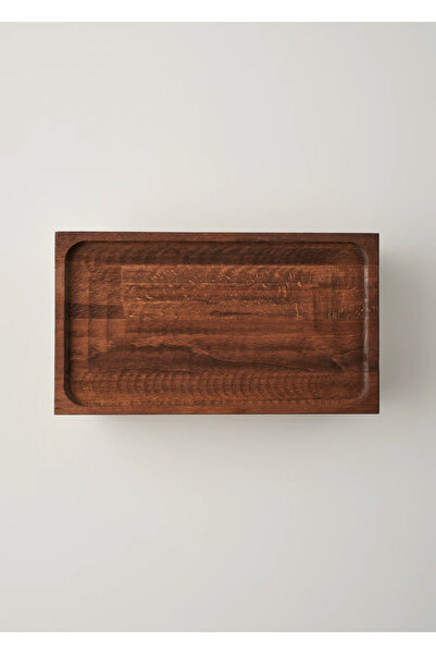 Bella Maison Wooden Ahşap Dikdörtgen Sunum Standı Naturel (17x30 cm)