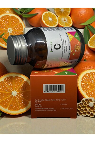 Pharmateks C Plus Vitamin C,Propolis, Vitamin D ve Yerli Üretim Çinko İçeren ...
