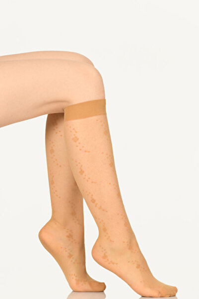 NBB Skin Color 20 Denier Patterned Trousers Socks