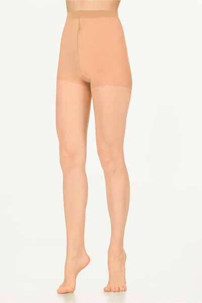 NBB Sahra Süper İnce 15 Denye Ağlı Burunsuz Külotlu Çorap