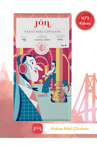 jön Kakao Nibli Çikolata 56 gr