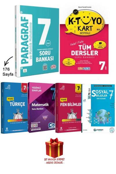 Editör Yayınevi 2026 Editör 7. Sınıf Paragraf Soru Bankası+Katyon Yayınları T...