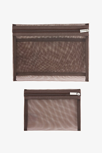 Penti Koyu Kahverengi Emma Makyaj Çantası