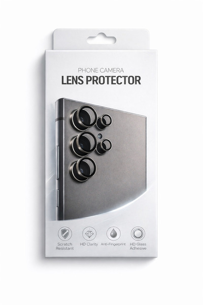 BLUEO واقي كاميرا Mr. Gorilla المتوافق مع هاتف Samsung S24 Plus - زجاج عدسة م...