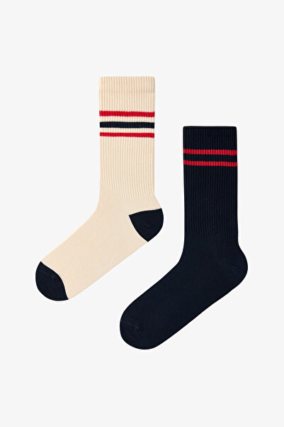 Penti Șosete multicolore pentru bărbați, 2 piese, pentru schi