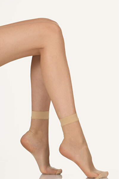 NBB Kaşmir Tam Parlak 15 Denye Burunlu Soket Çorap