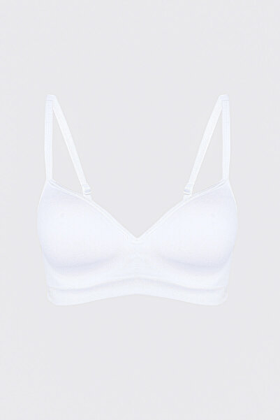 NBB حمالة صدر بيضاء مغطاة بدون خياطة