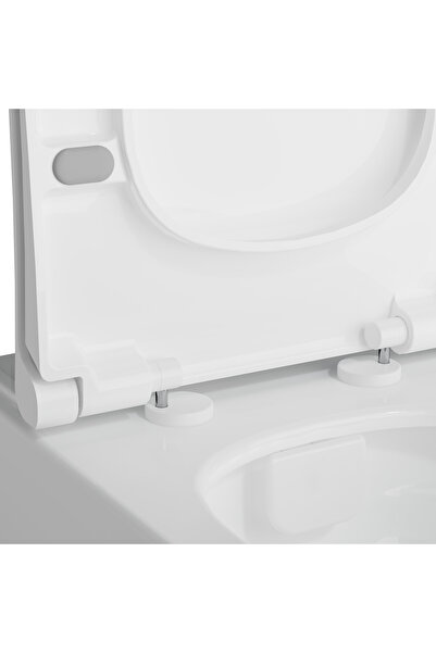 VitrA Integra 121-003-909 Universal Klozet Kapağı, Yavaş Kapanır, Kolay Çıkab...