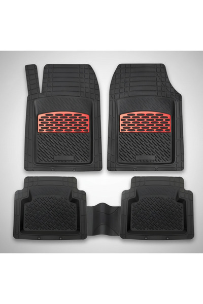 Generic Covorașe Auto Universale TEAMCAR® Safir, Set 5 Piese, Tip Tavă, Adânc...