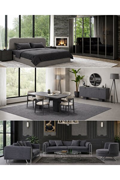 inegölmobilyası Merlin Düğün Paketi Takımı %100 MDF