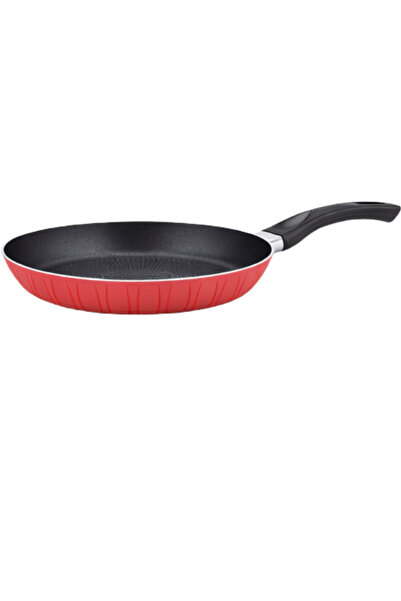 MISTERCOOK Mr Cook Non-Stick Frying Pan, 24 cm, Aluminum, Red