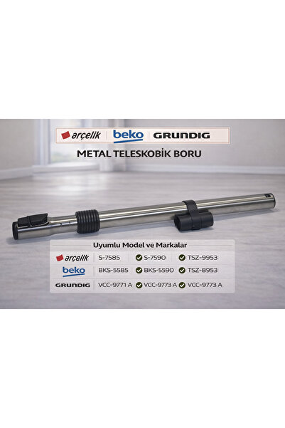 Arçelik مكنسة كهربائية تلسكوبية معدنية - S-7585-7590-bks5585-5590-vcc9771a-97...