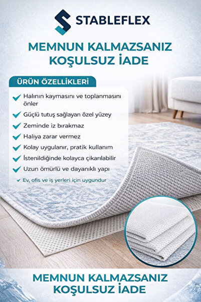 Stableflex Halı Kaydırmaz,Anti Slip Kaydırmaz Mat Halı Yatak Sabitleyici Altl...