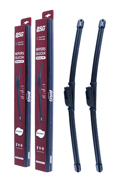 BSG CITROEN C3 hatchback 2002-2009 SUPERMUTE 2'Lİ SİLECEK TAKIMI 600MM 450MM