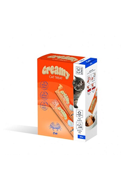 M-PETS Creamy Yengeçli Krema Kedi Ödül Maması 25*15 Gr