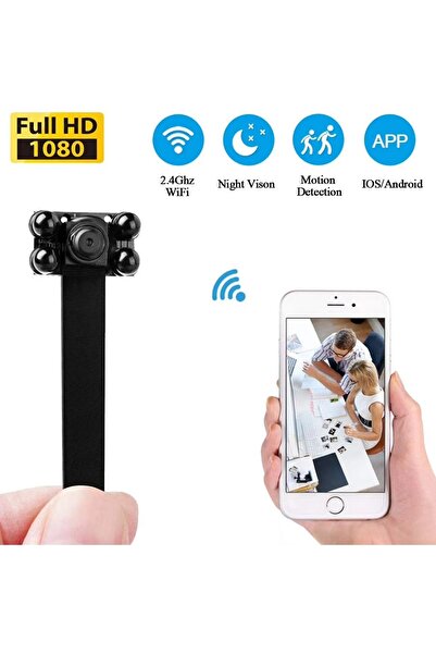 Nanocamcoders 1K ° 1080P HD Mini Premium CCTV Kamera Sesli Video Kayıt Ev Ofi...