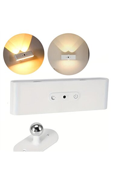 Powermaster Ledx SK-BD188F Çift Yönlü Hareket Sensörlü Dekoratif Şarjlı Duvar...