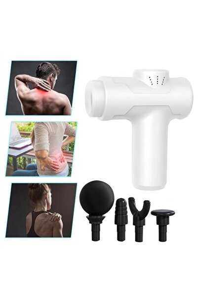 Powermaster MINI-8211 Şarjlı Sporcu Koşucu Darbeli Titreşimli Masaj Aleti 6 K...