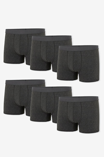 Steve Wolls Ανδρικά μποξεράκια Anthracite 6 τεμαχίων Lycra - 24102