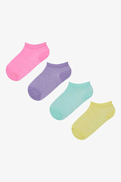 Penti Kız Çocuk Basic Colorful 4lü Patik Çorap