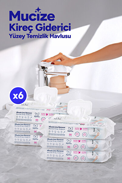 Papilion Easy Clean XXL Kireç Temizleyici Yüzey Temizlik Havlusu 300 Yaprak 6...