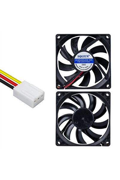 Powermaster Ic-216A 3P Wired 80X80X15 24Volt Brushless Dc Fan