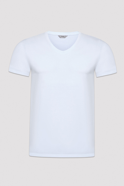 Penti V Neck White T-Shirt