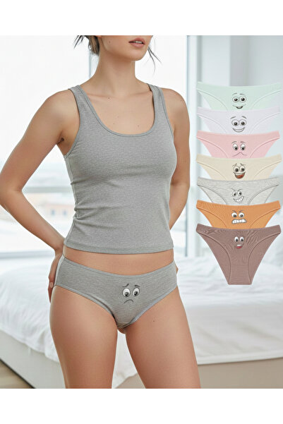 Cotpark Ženske Osnovni Pamuk komadne bikini gaćice 7-pakovanje 4117