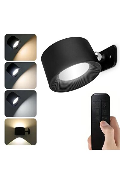 Powermaster Ledx AL-SK-BD80A Çift Yönlü Kumandalı Duvar Aplik Çalışma Lambası...