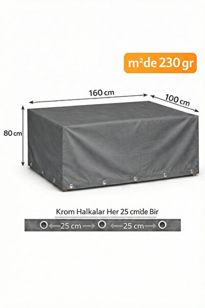 Branda Noktası 160x100x80 cm Husă de protecție pentru mobilier de grădină de ...