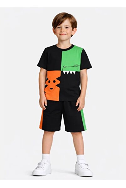 Casabony Tiger - Croco Boy's Shorts Set