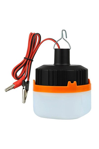 Powermaster HT-A11 12 Volt Siyah Led Lamba Krokodil Maşalı Uçlu 21 SMD Ledli