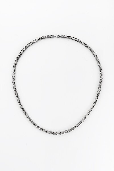 UKHWD SUPPLY 4mm X 59cm 316L Çelik Kral Kare Zincir Kolye