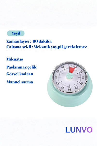 Lunvo Mutfak Saati & Sayaç-Geri Sayım/Kronometre