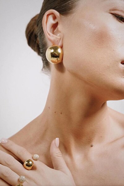 New Obsessions Moon Gold Küpe