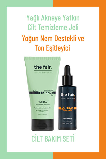 the fair. the fair. Yağlı Akneye Yatkın Cilt Temizleme Jeli 150 ml ve C Vitam...