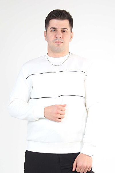 Mckanzie 5721 Hanorac cu gât în ​​formă de O, cu două dungi, cu trei fire