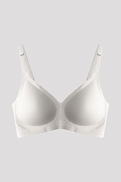 Cottonhill Αόρατο Σουτιέν - Αγνό |   Κρεμ Σουτιέν Γυναικείο Χωρίς Ραφές με Ρυ...