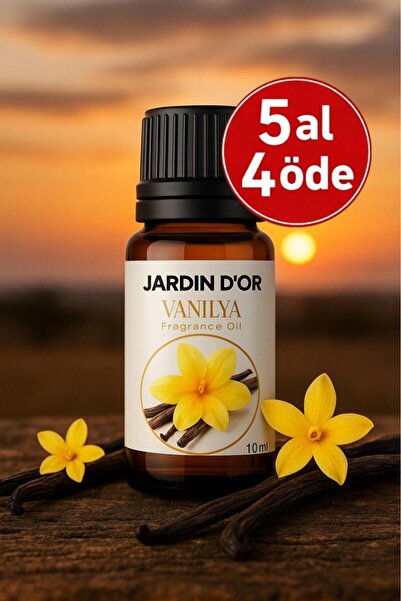 JARDIN D'OR Vanilya Esansiyel Uçucu Koku Yağı Buhurdanlık Yağı Difüzör Esansı...