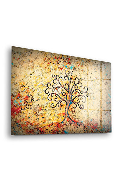 Decovetro Stakleni sto Šareno drvo života