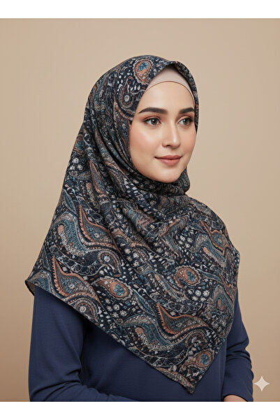 polo istanbul FLAMLI KETEN TÜLBENT EŞARP