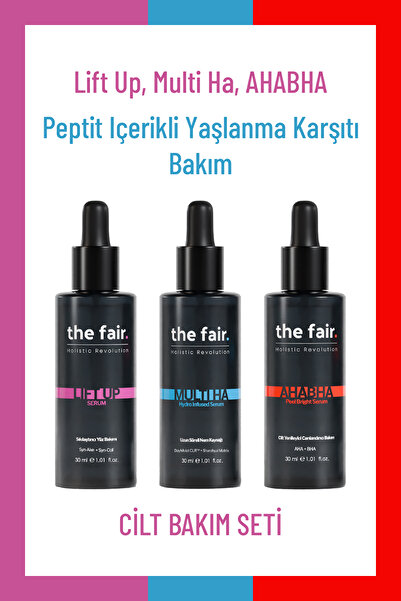 the fair. Peptit Içerikli Yaşlanma Karşıtı Vegan Serum Seti